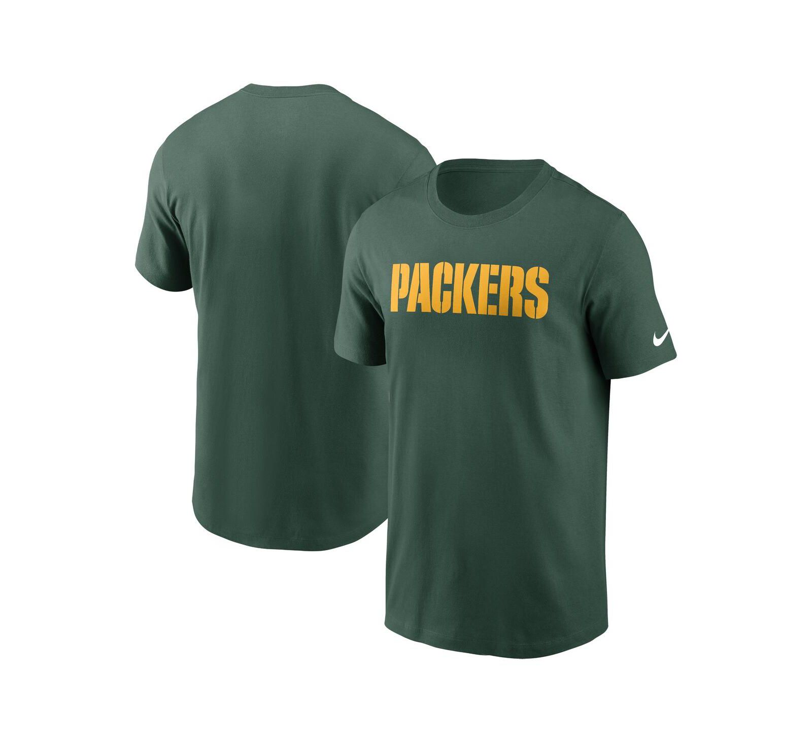 Футболка Nike Men's Bay Packers Primetime Wordmark Essential