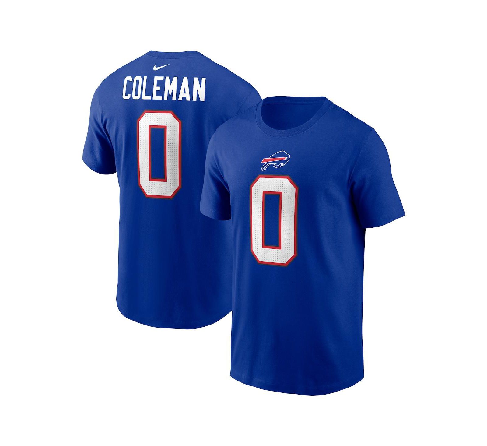 Nike Men's Keon Coleman Royal Buffalo Bills 2024 NFL Draft Name & Number T-Shirt