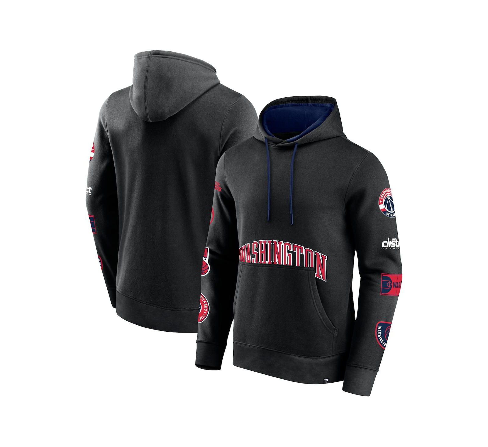 Fanatics Мужское худи Washington Wizards Home Court Pullover