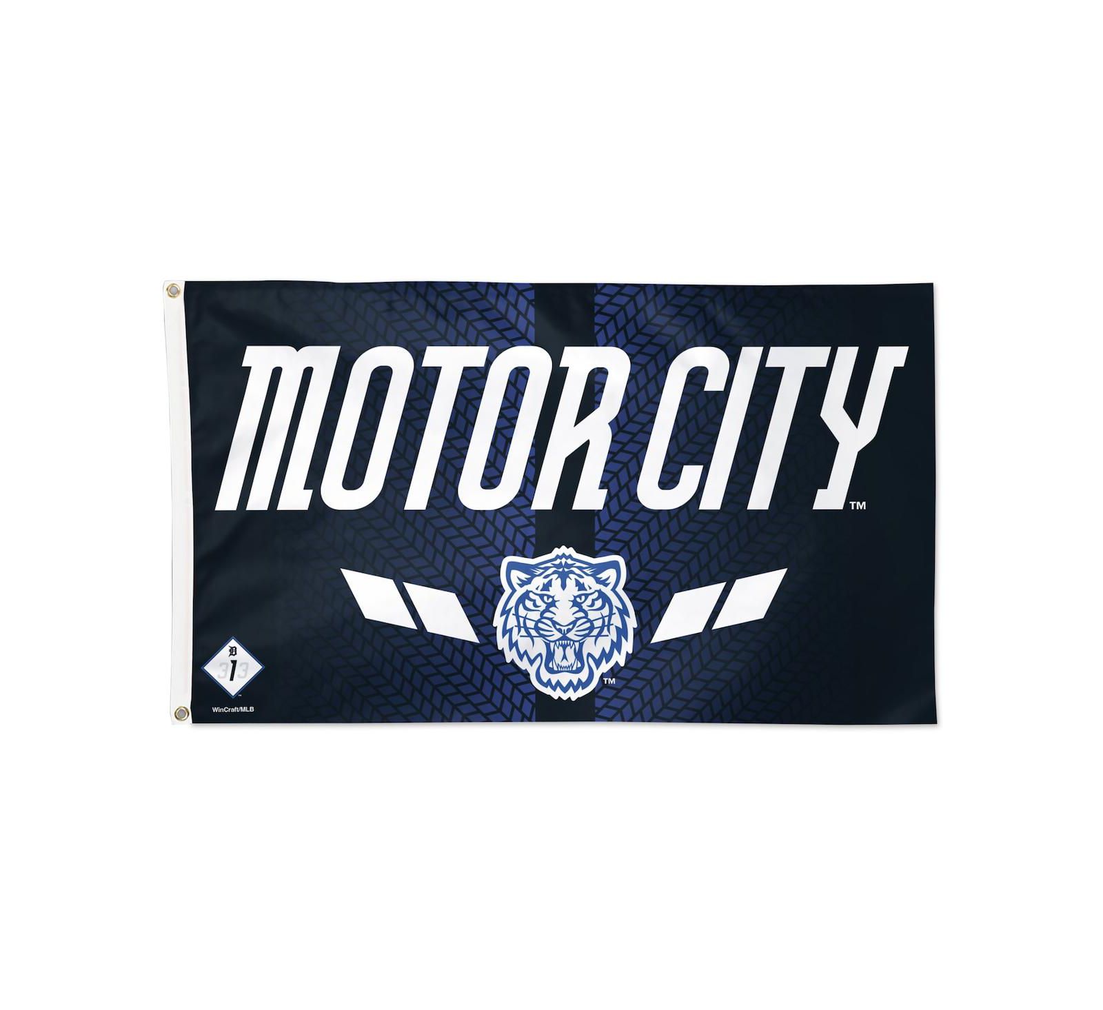 WinCraft Detroit Tigers 2024 City Connect 3' x 5' Classic Logo One-Sided Deluxe Flag