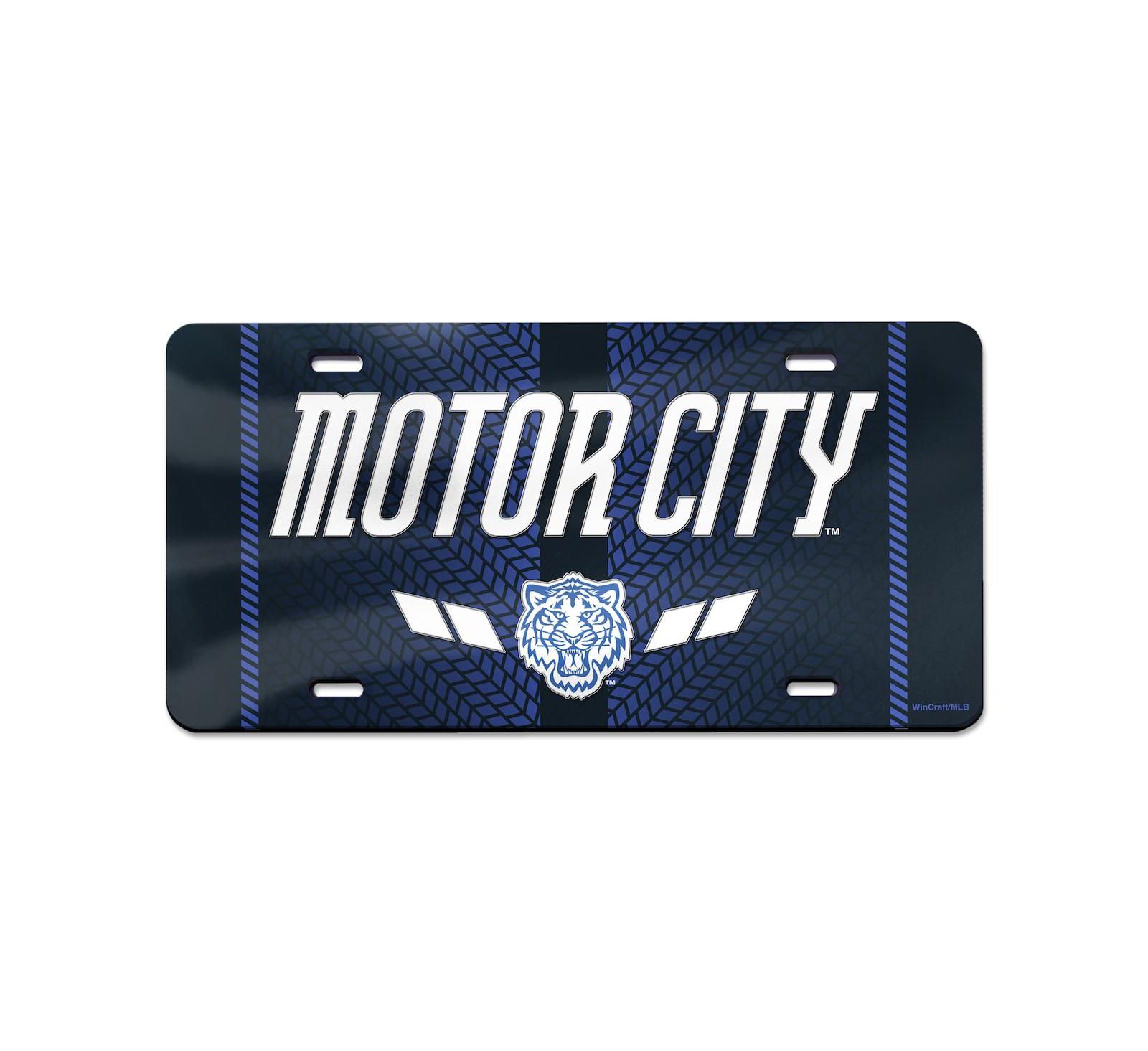 WinCraft Detroit Tigers 2024 City Connect Laser Cut Acrylic License Plate