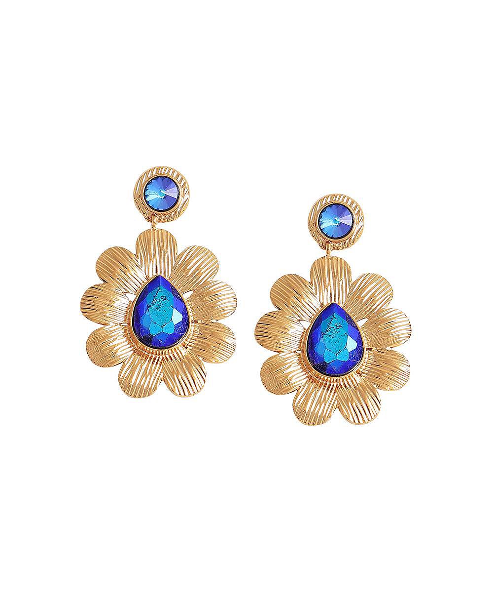 SOHI Женские серьги Teardrop Flora Drop