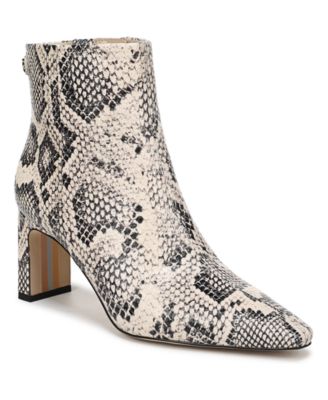 Roccia Snake Print Leather