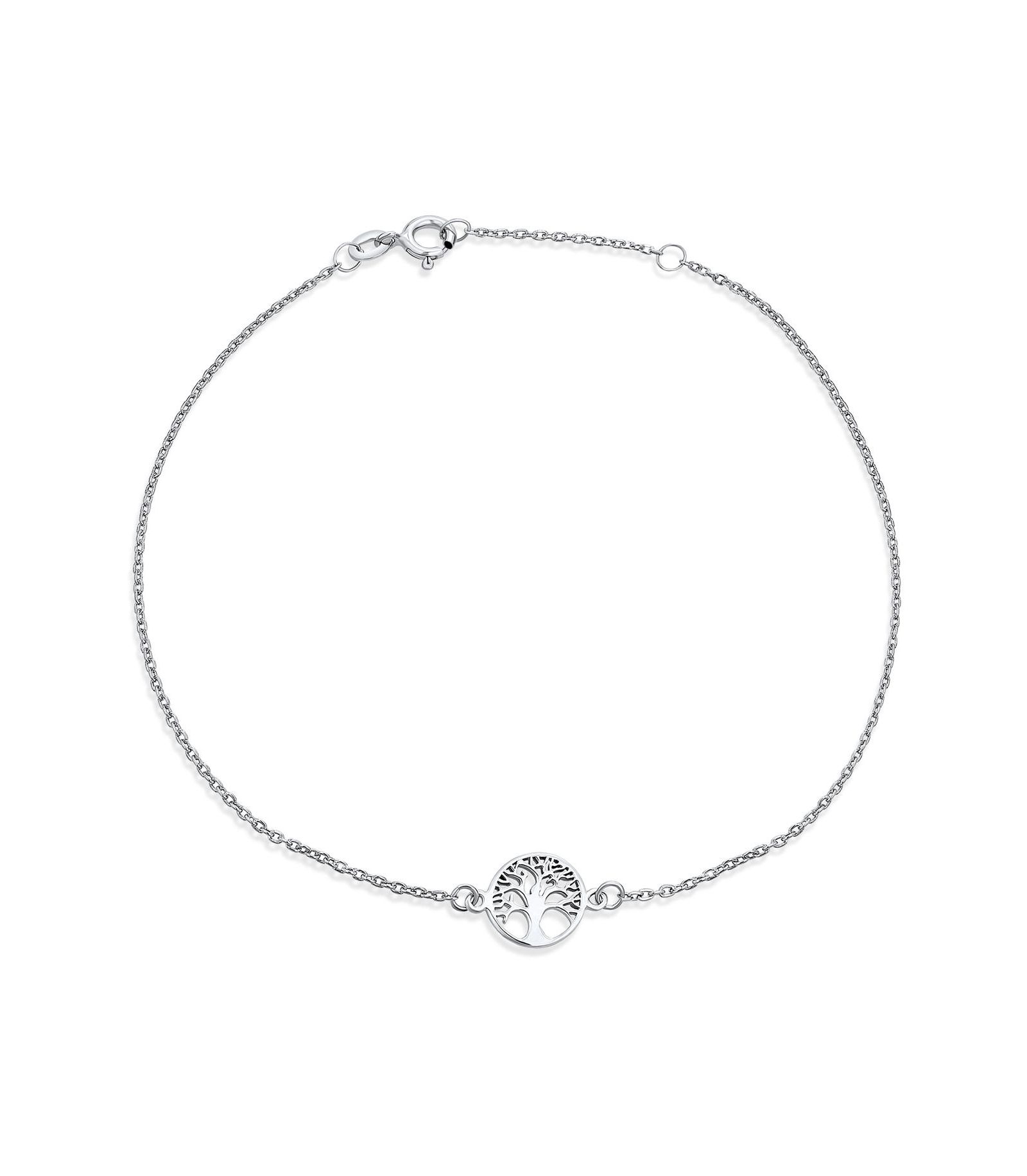 Bling Jewelry Браслет-анклет Celtic Family Tree Of Life,.925 Sterling Silver