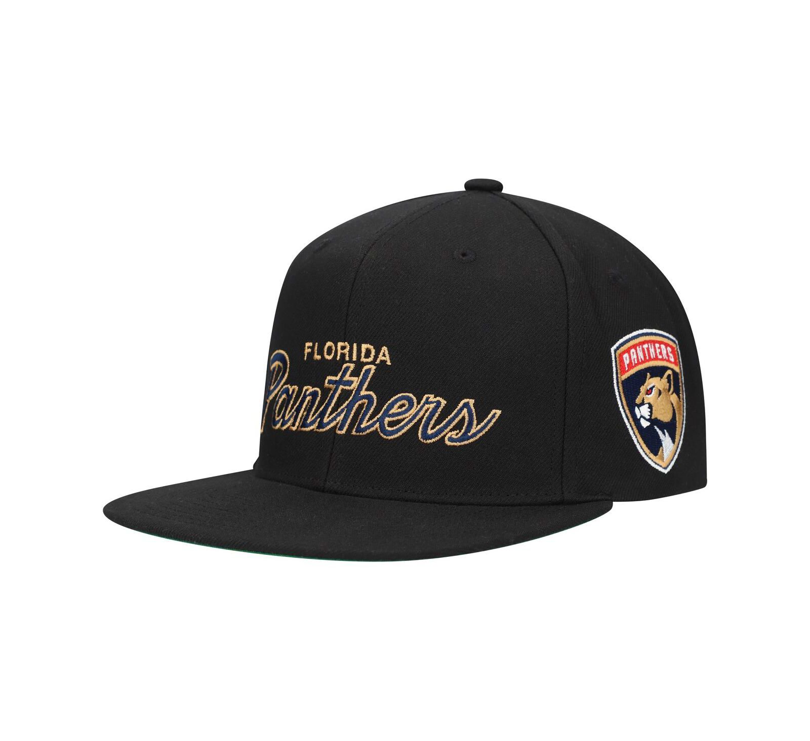 Кепка Mitchell Ness Men's Florida Panthers Core Team Script 2.0 Snapback