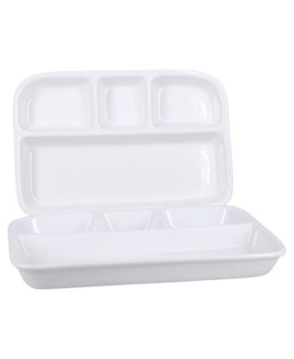 BIA Cordon Bleu Porcelain Раздельный поднос для ТВ, набор из 2 шт