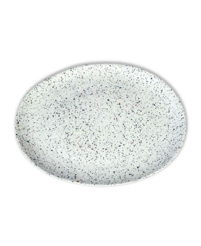 Овальное блюдо Q Squared Terrazzo 18" x 13"