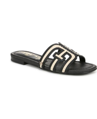 Black/Linen Faux Raffia