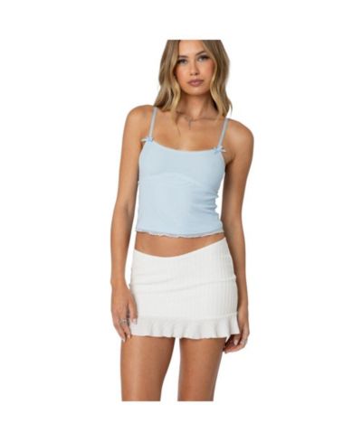 Edikted Women's Bethany Mesh Tank Top
