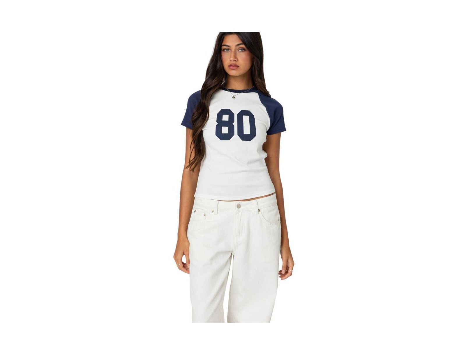 Футболка Edikted Женский 80'S Raglan