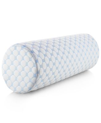 Nestl Memory Foam Neck Roll Bolster Cooling Cover Firm Density Pillow