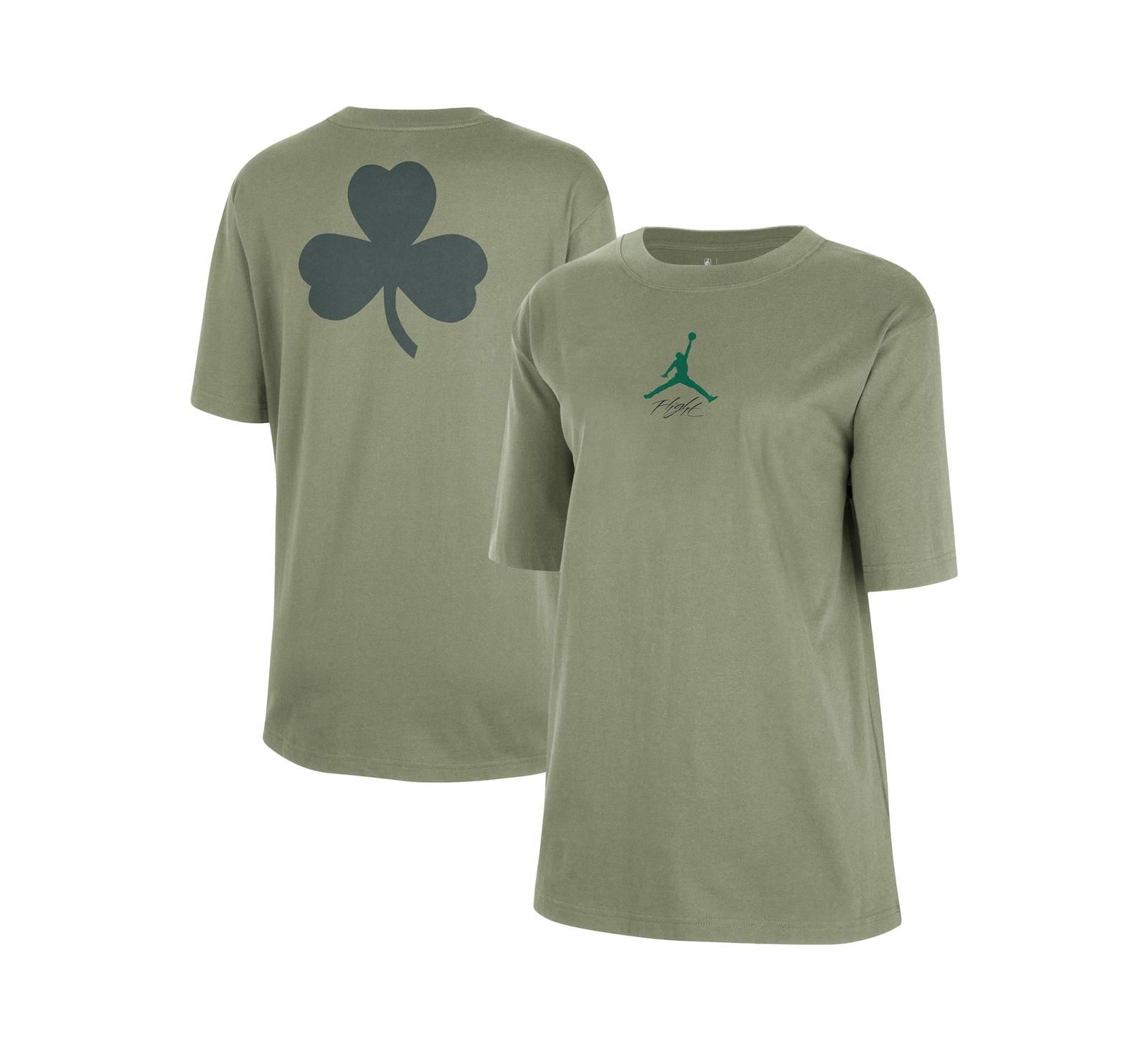 Jordan Женская футболка Boston Celtics Courtside Statement Edition, зеленая