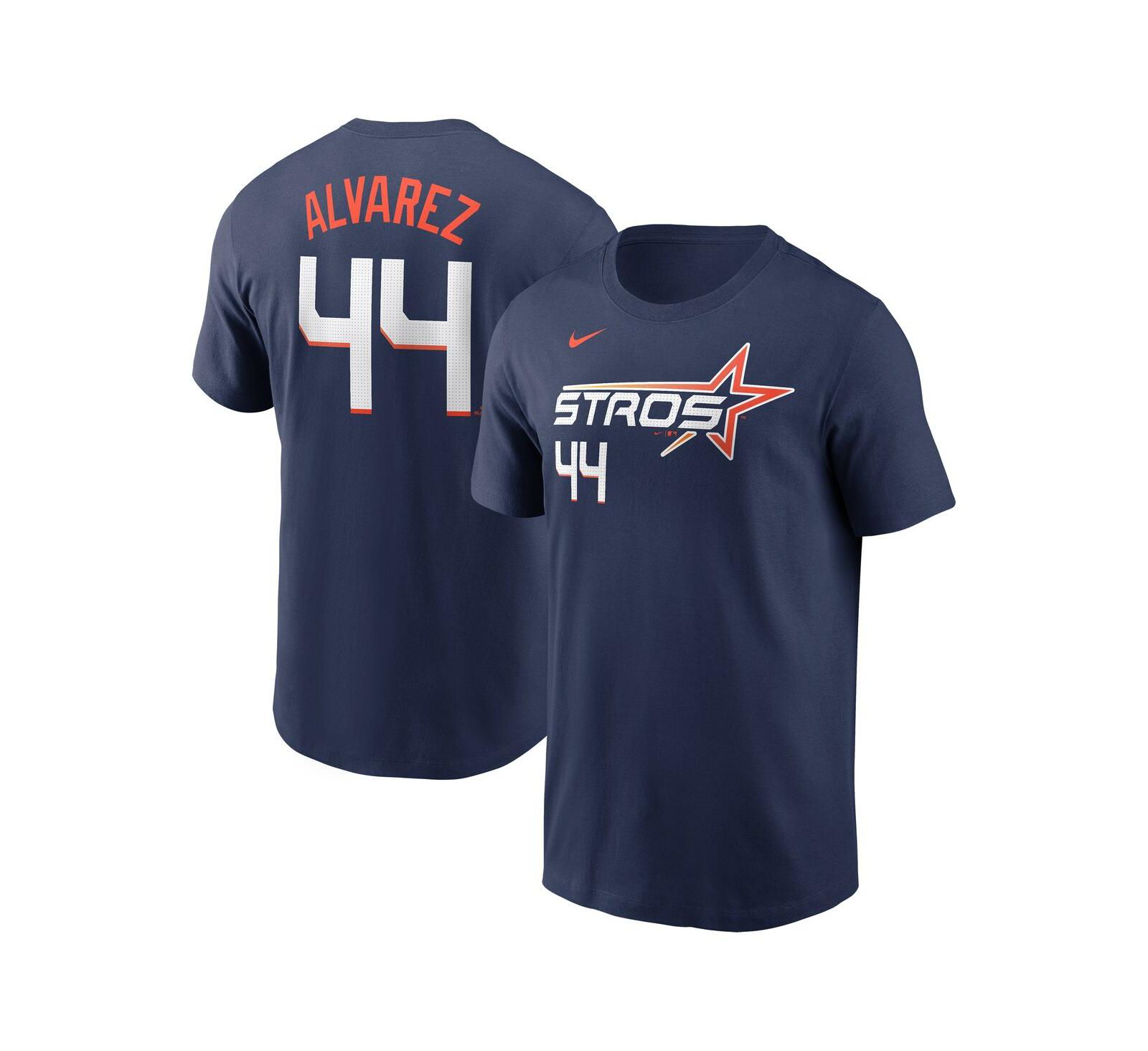 Nike мужская футболка Yordan Alvarez Navy Houston Astros 2025 City Connect Fuse