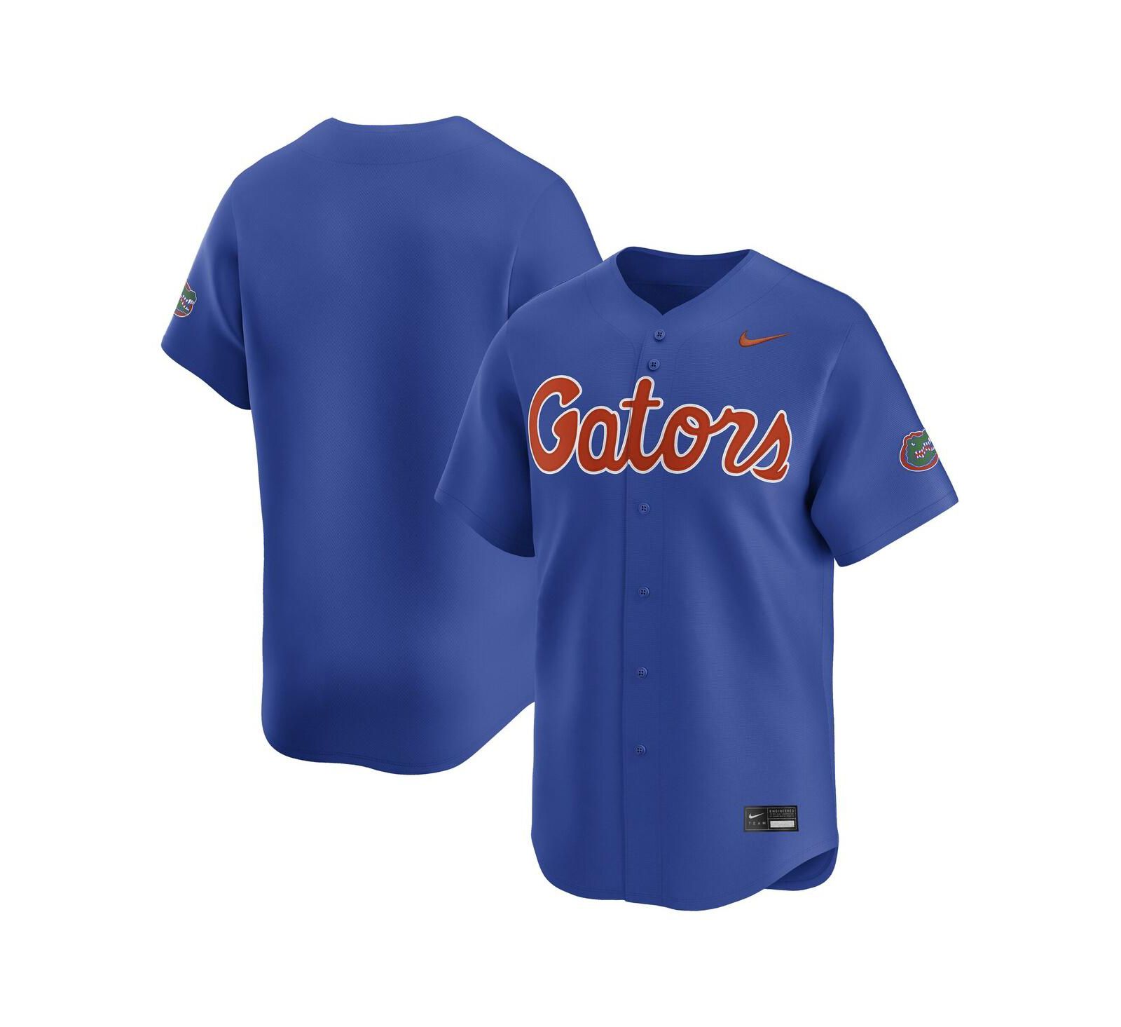 Мужская бейсбольная джерси Nike Royal Florida Gators College Limited