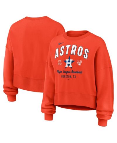 Nike Женское оверсайз худи Houston Astros, оранжевое