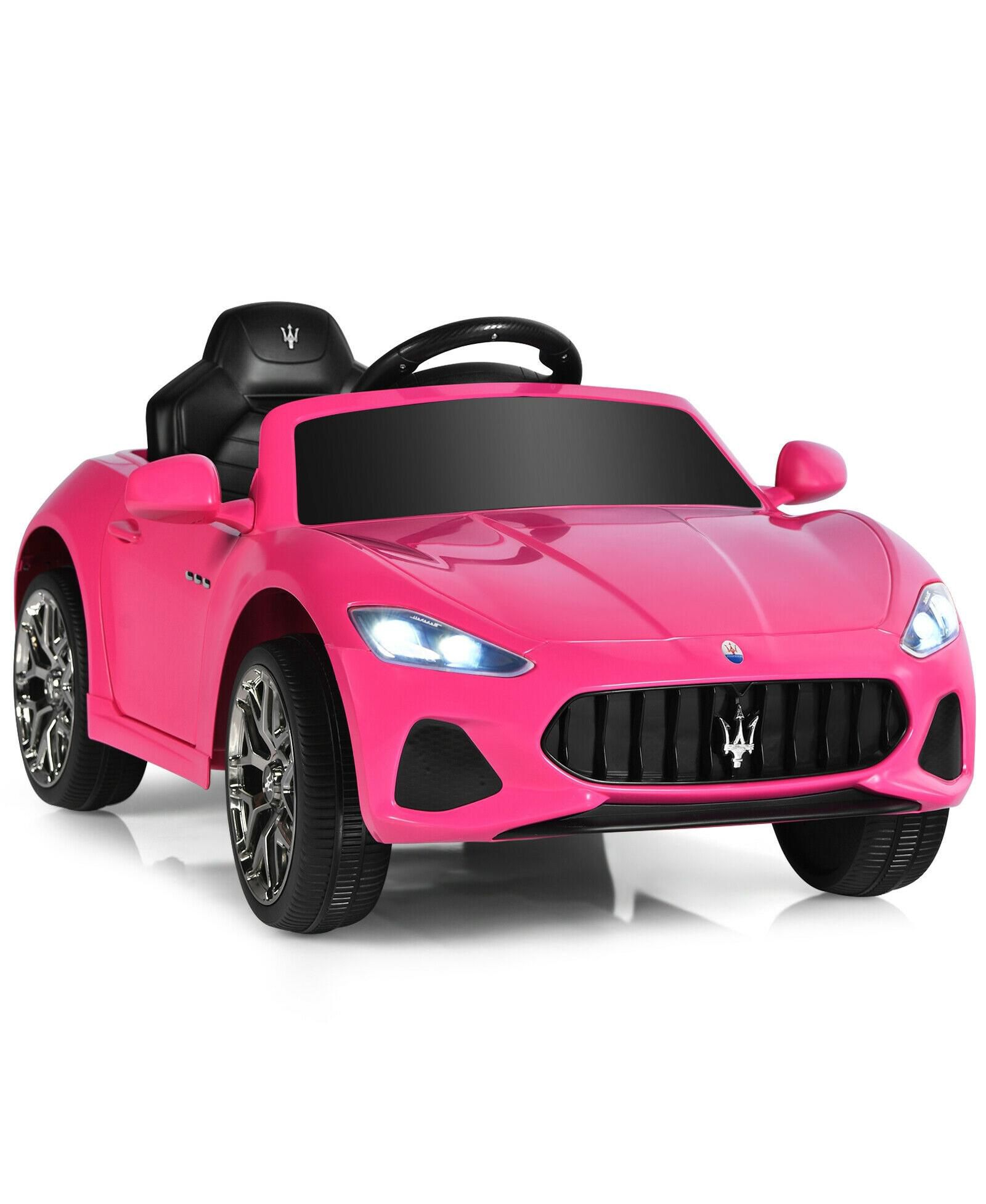 Slickblue Kids Ride-On Car with Remote Control & LED Lights, 66 lb Capacity, Ages 3-10