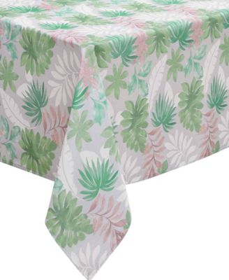 IZOD Скатерть для дома и улицы водонепроницающая Cove Palm, 60" x 120" прямоугольная