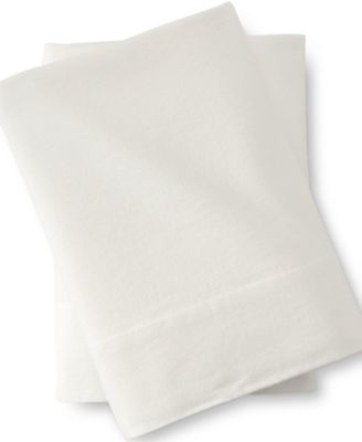 Lands' End 5 oz. Comfy Super Soft Cotton Flannel Pillowcases, Set of 2