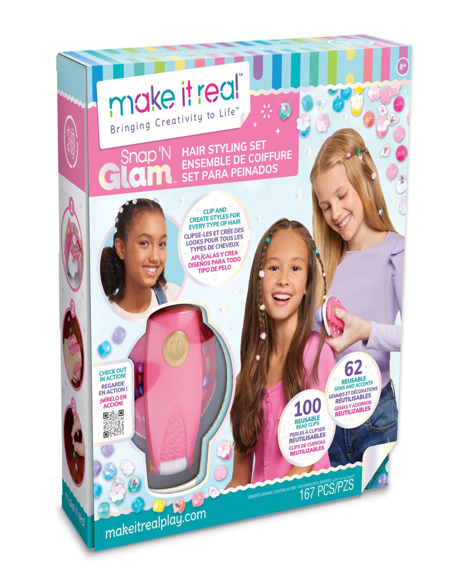 Make It Real набор для укладки волос Snap N' Glam