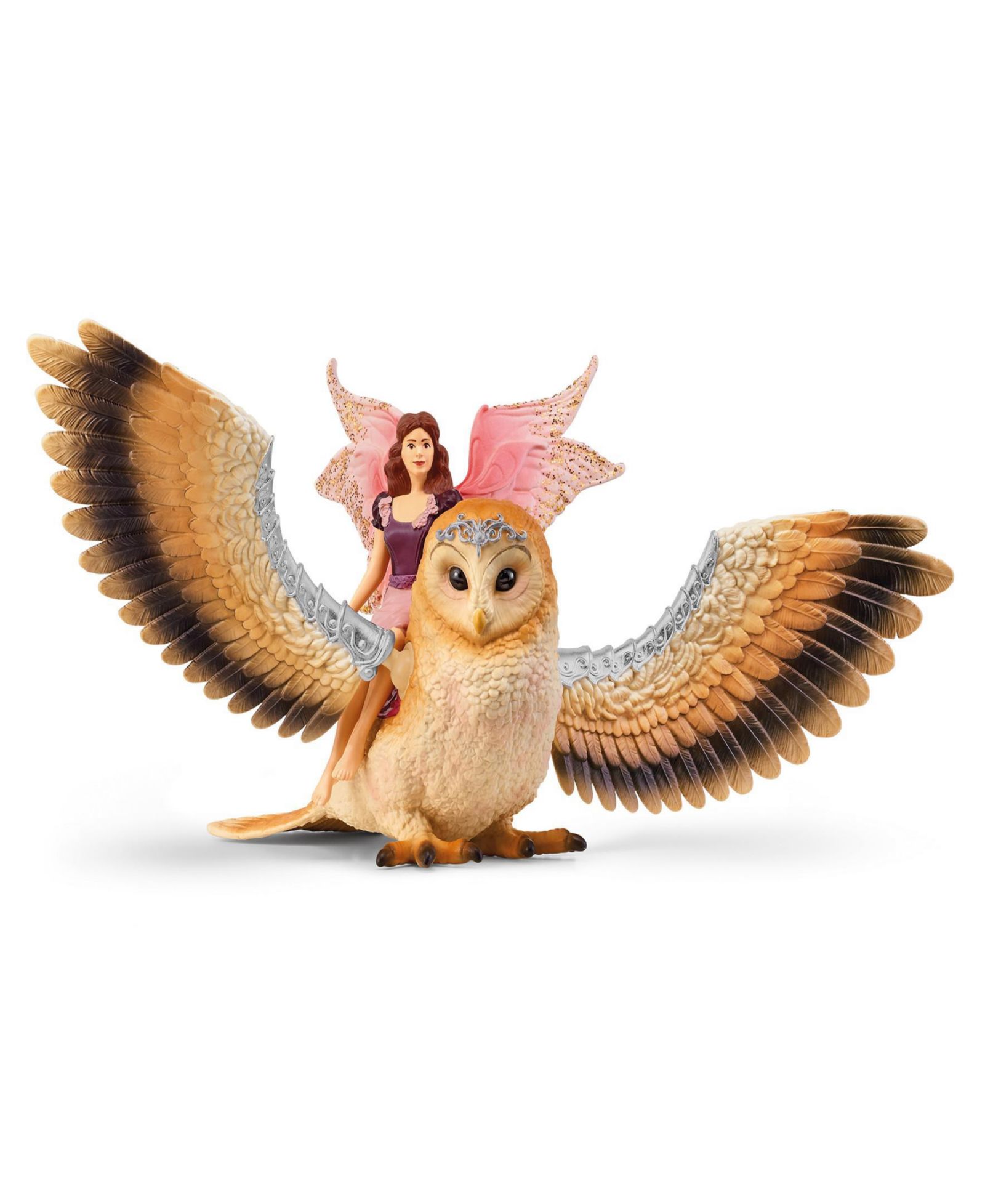 Schleich Bayala набор фигурок Fairy In Flight On Glam-Owl