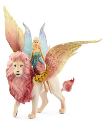 Schleich Bayala Набор фигурок Fairy In Flight On Winged Lion