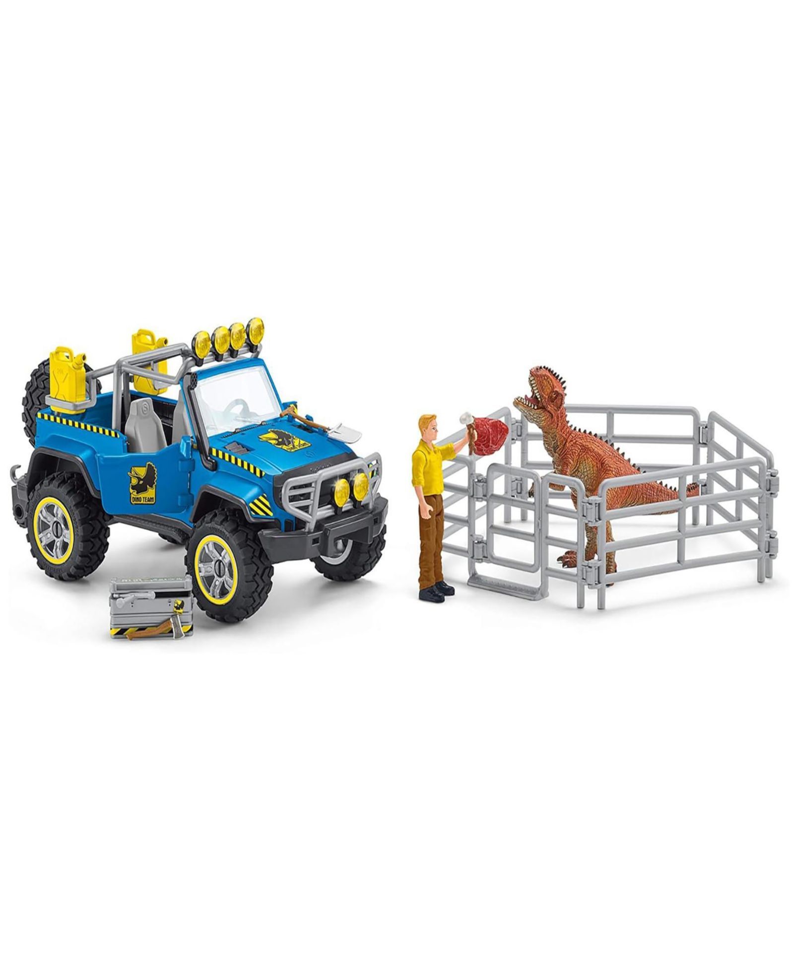 Игровой набор Schleich Dinosaurs Off-Road Vehicle With Dino Outpost