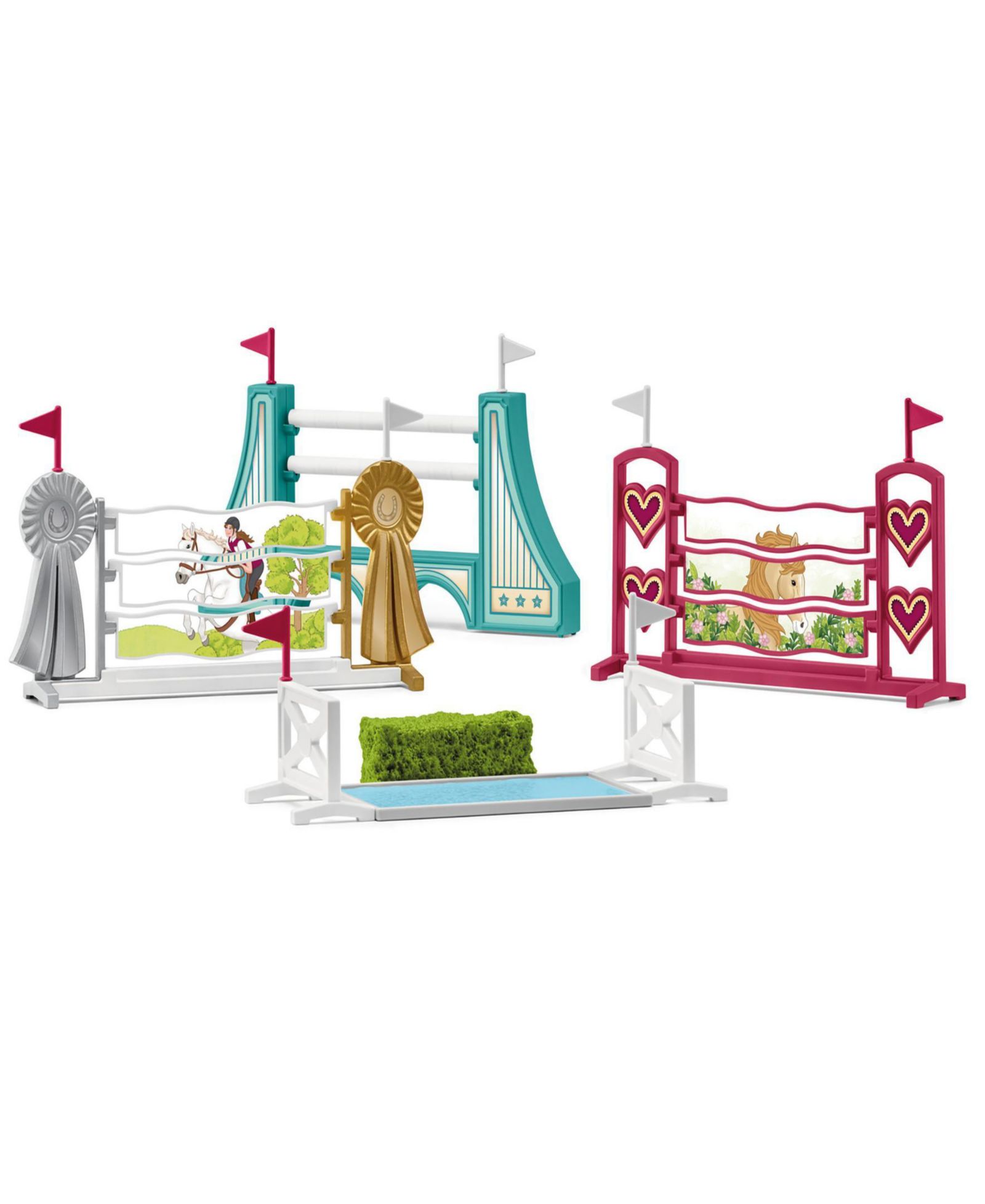 Schleich набор аксессуаров Horse Club Obstacle Course