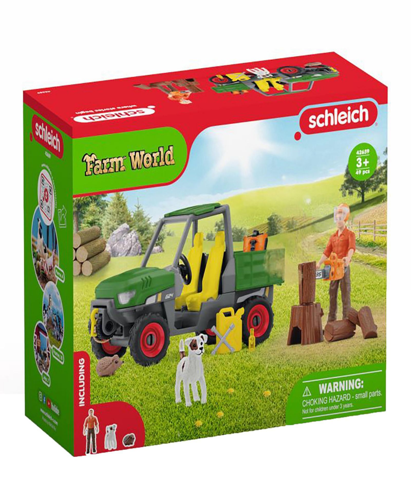 Игровой набор Schleich Farm World Working In The Forest