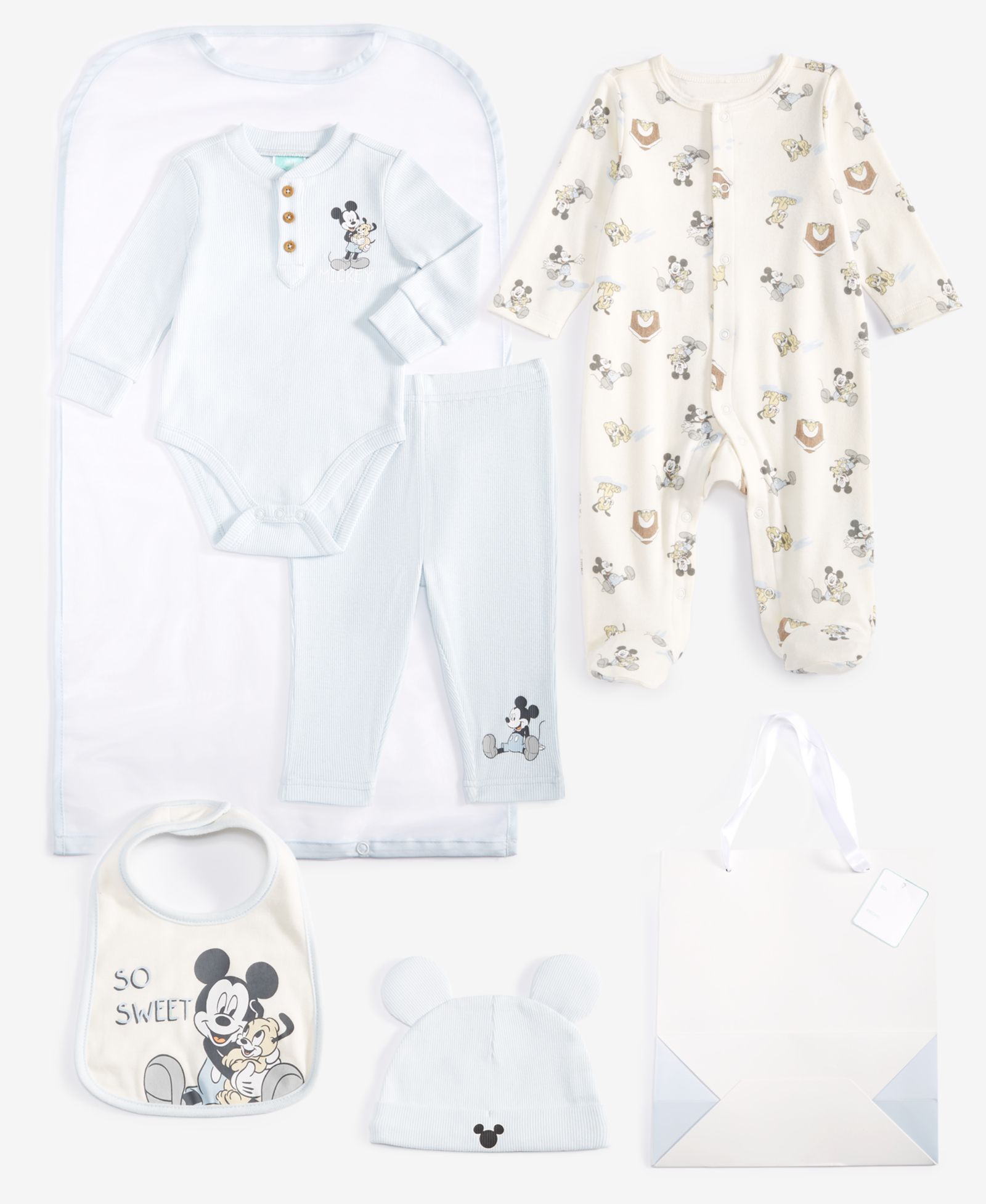 Детский подарочный набор Disney Baby Boys 7-Pc. Mickey Mouse Sleep-N-Play