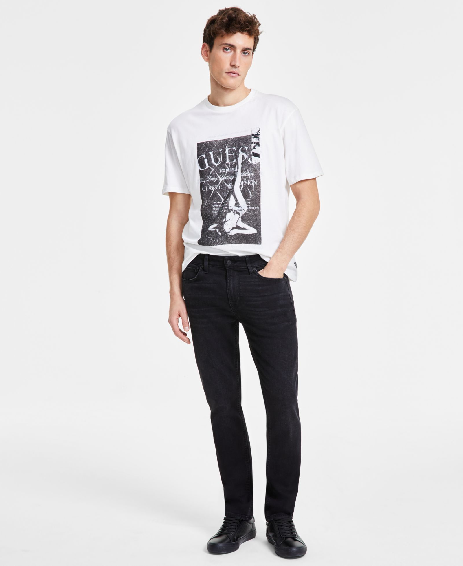 GUESS Men's Davis Straight-Fit Jeans
