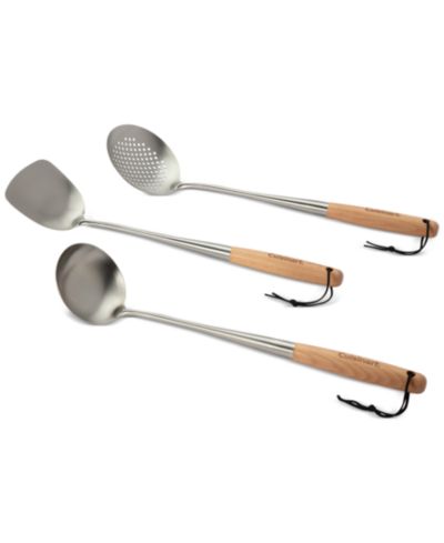 Набор инструментов для вока из нержавеющей стали Cuisinart Outdoor, 3 шт.