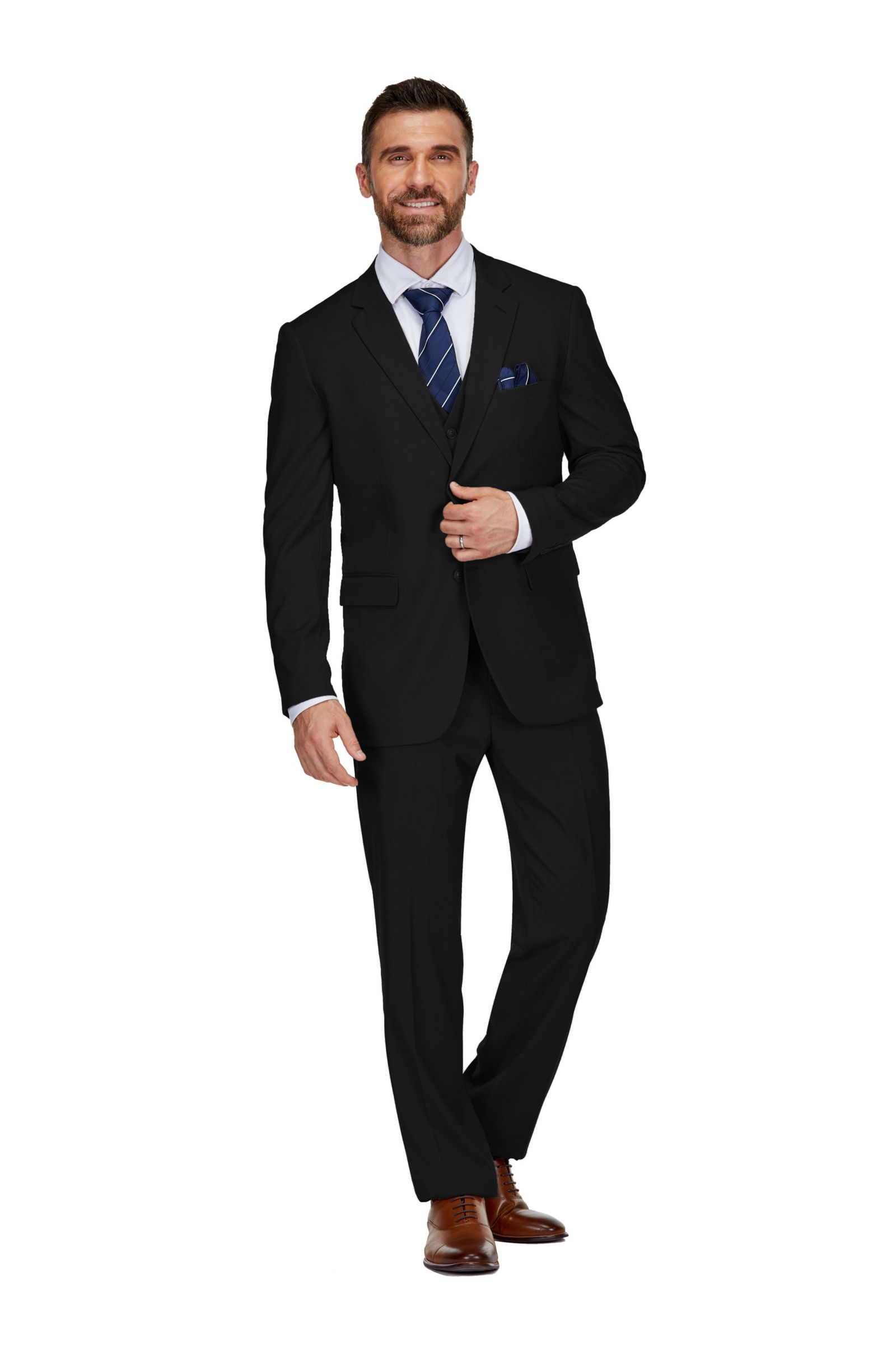 Мужской классический костюм Braveman Performance Stretch, 3-Piece
