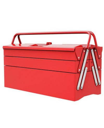 Slickblue 20 Inch Metal Tool Box Portable with 5 Trays Cantilever