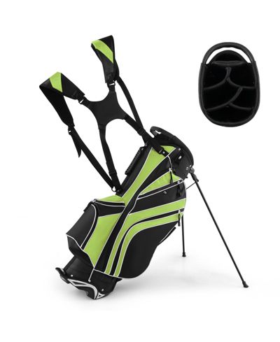 Slickblue Golf Stand Bag Lightweight and Portable Golf Cart Bag with Shoulder Strap