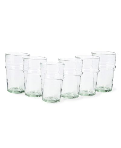 Costa Nova Tall Glass Tumblers, Set of 6