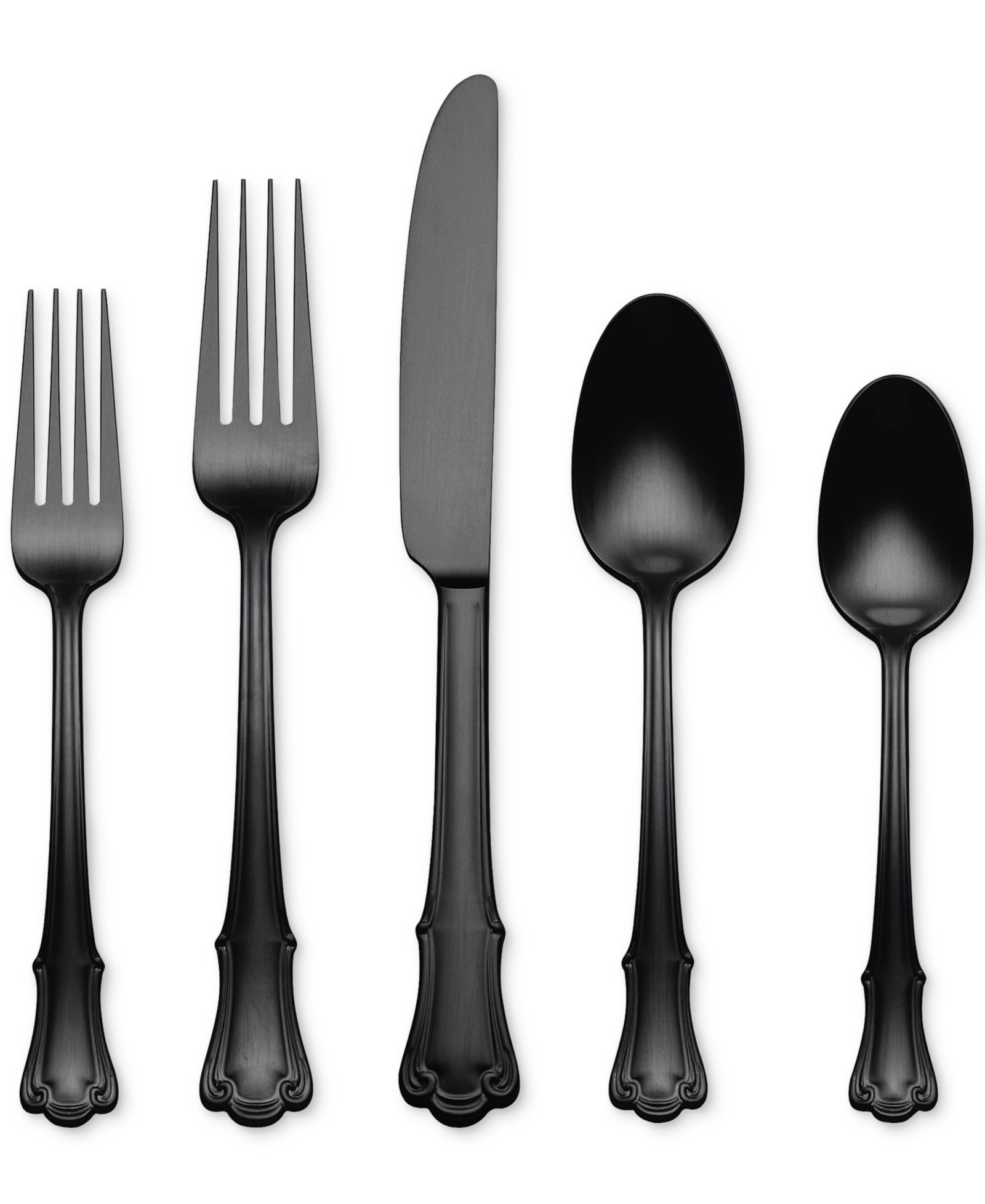 Oneida James Street Black 20-Pc. Flatware Set, Service for 4