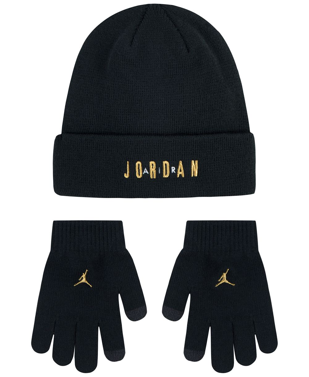 Комплект Jordan Big Kids 2-Piece Beanie and Gloves