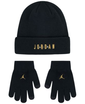 Jordan Big Kids 2-Piece Beanie and Gloves Set