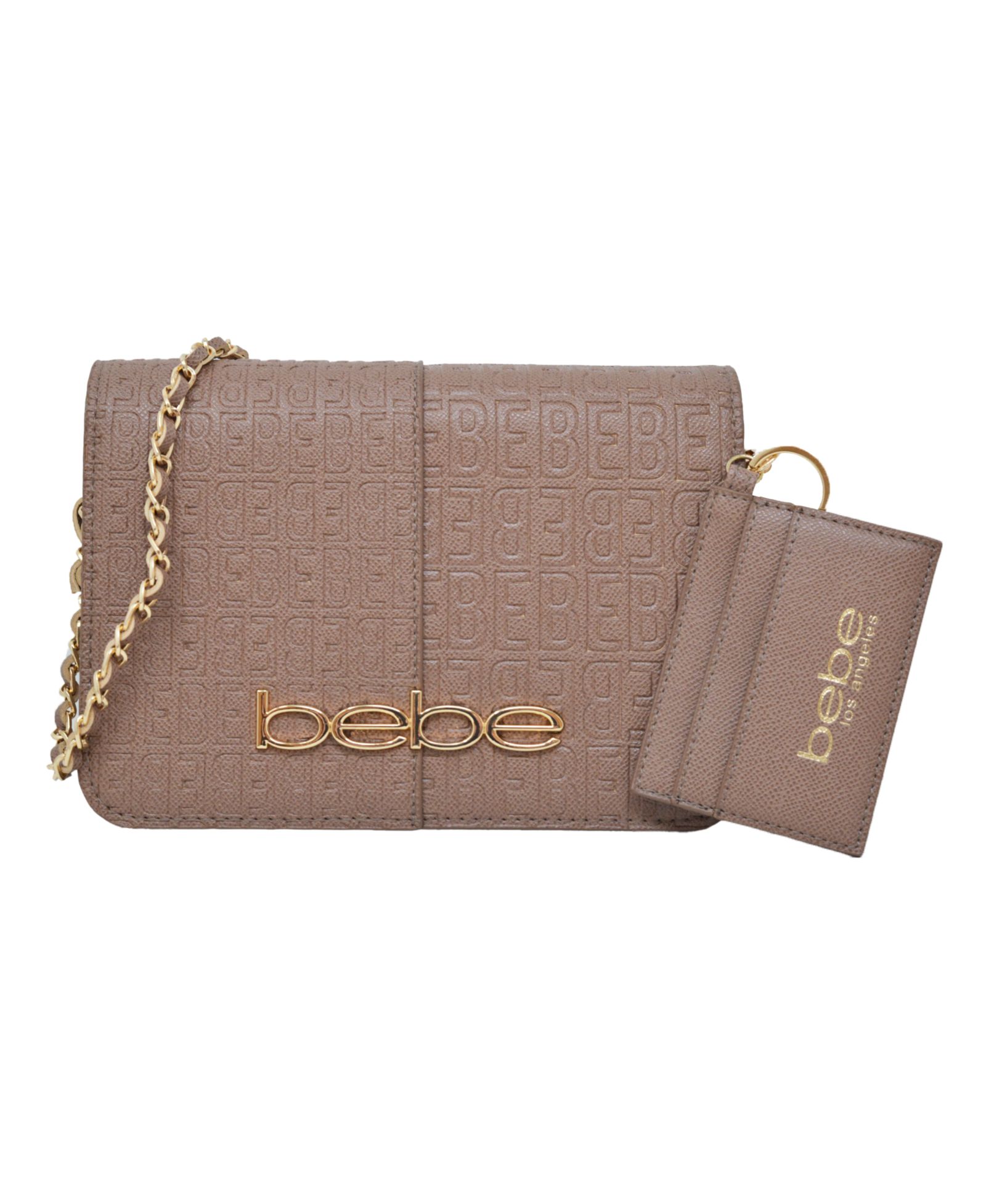 Bebe Ailey Emboss Large Crossbody Bag