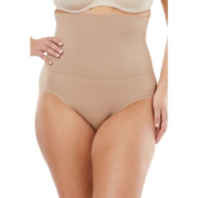Secret Solutions Women's Instant Shaper Medium Control Seamless High Waist Brief