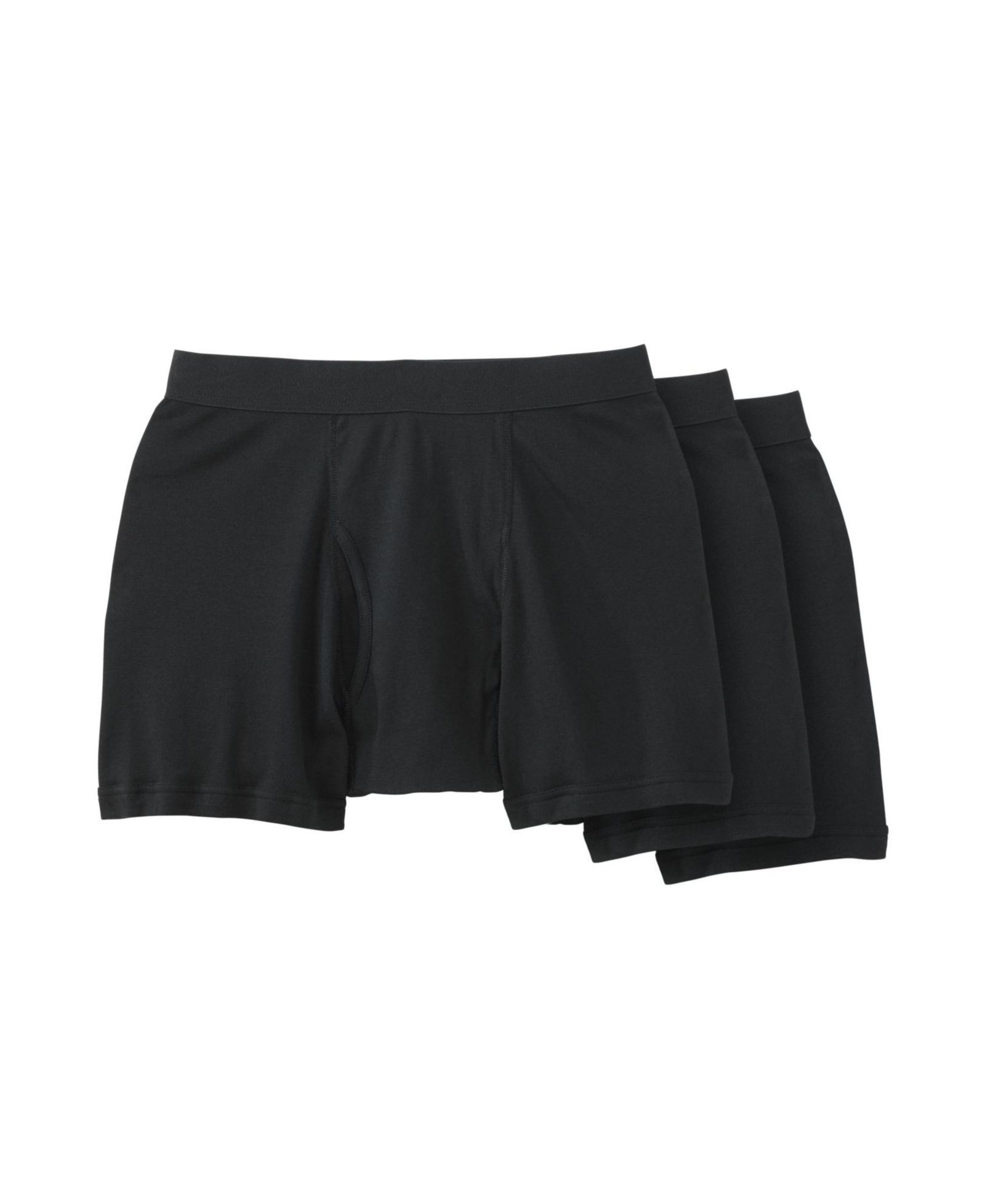 KingSize Men's Cotton Mid-Length Briefs 3-Pack
