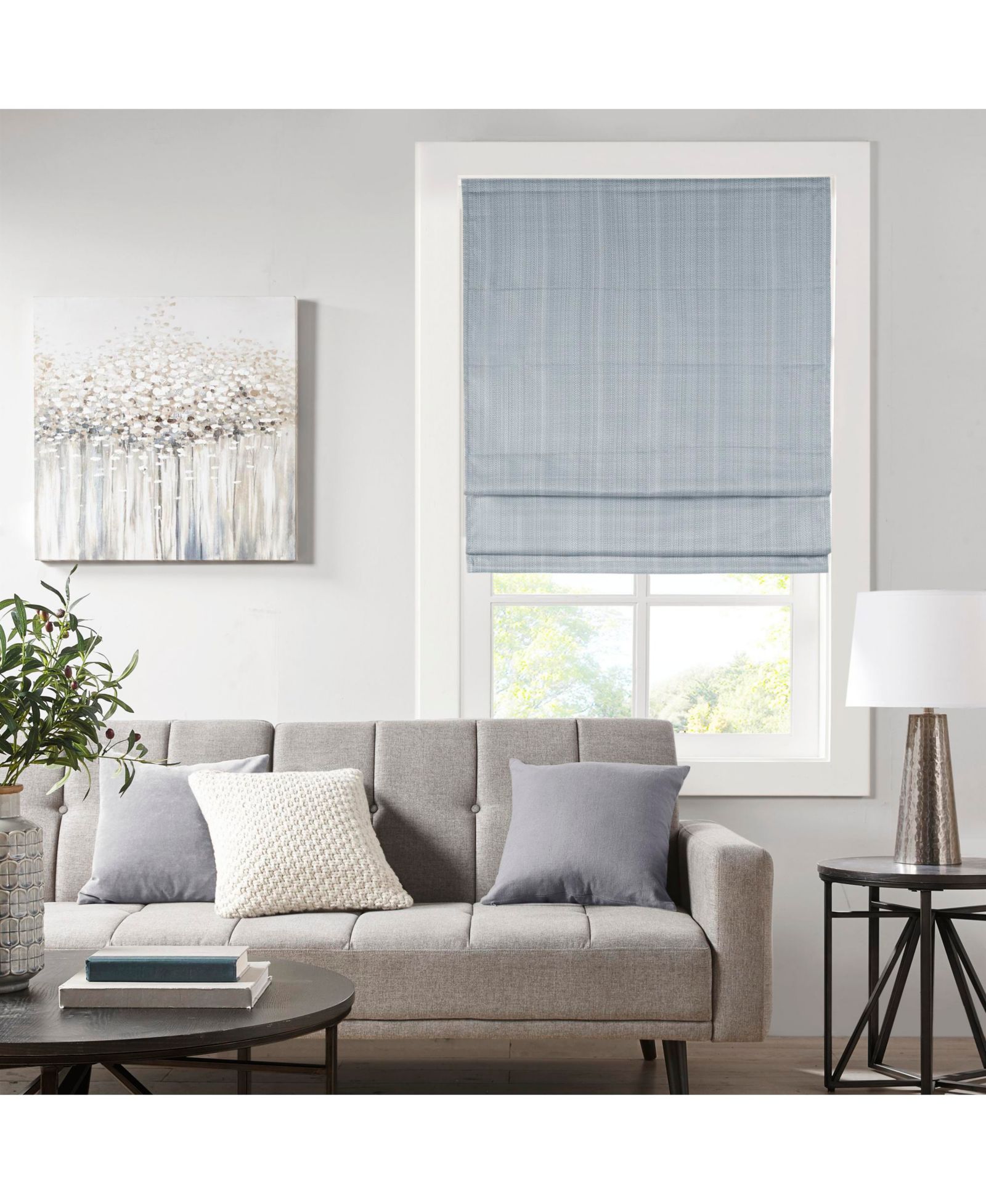 Ромская штора Madison Park Basketweave Blackout Cordless, одна панель, термоизолированная