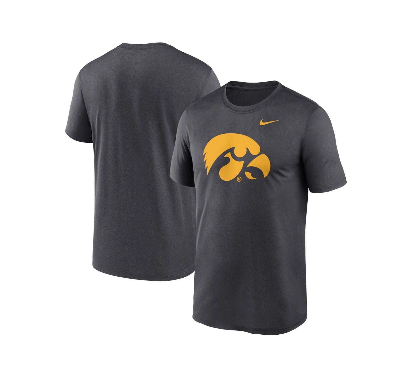 Nike Men's Anthracite Iowa Hawkeyes Primetime Legend Logo T-Shirt