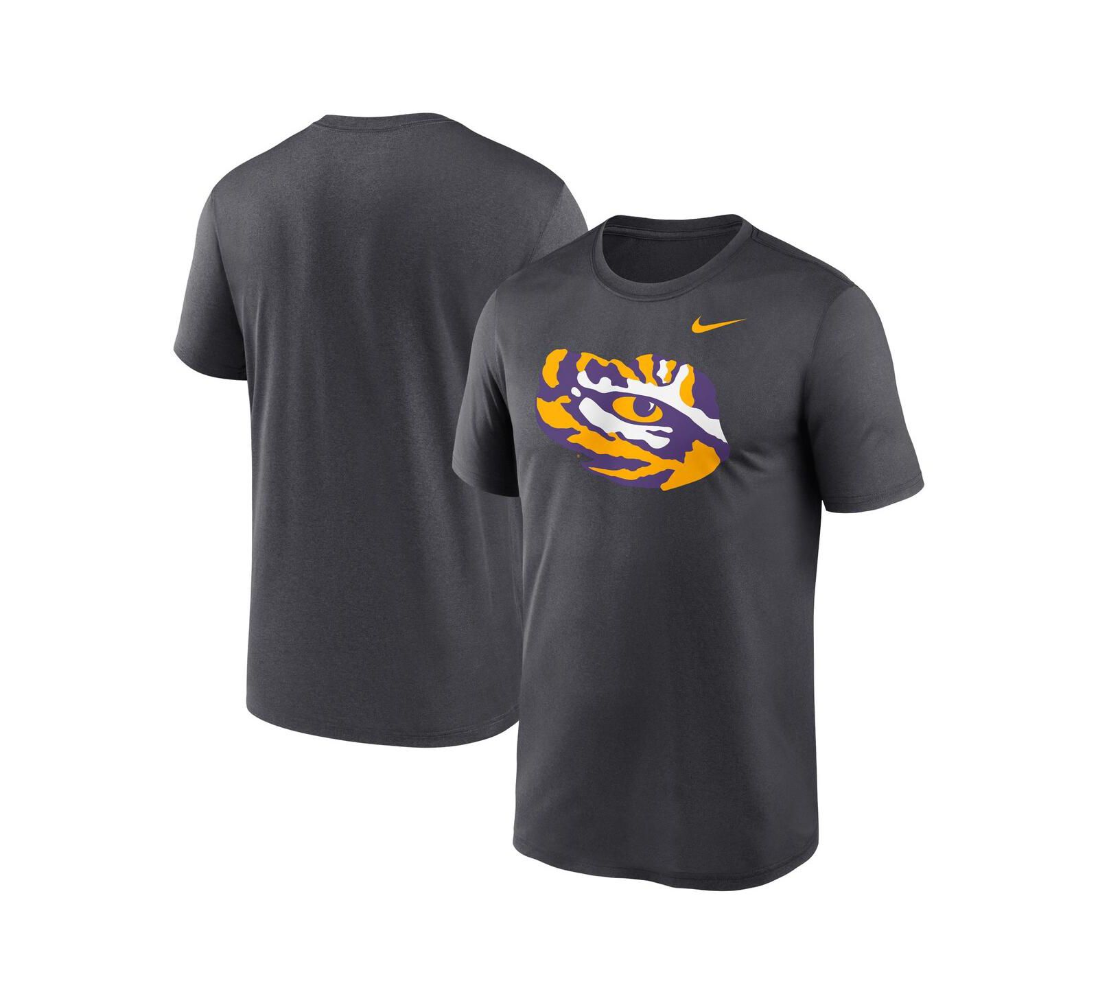 Nike Men's Anthracite LSU Tigers Primetime Legend Alternate Logo T-Shirt
