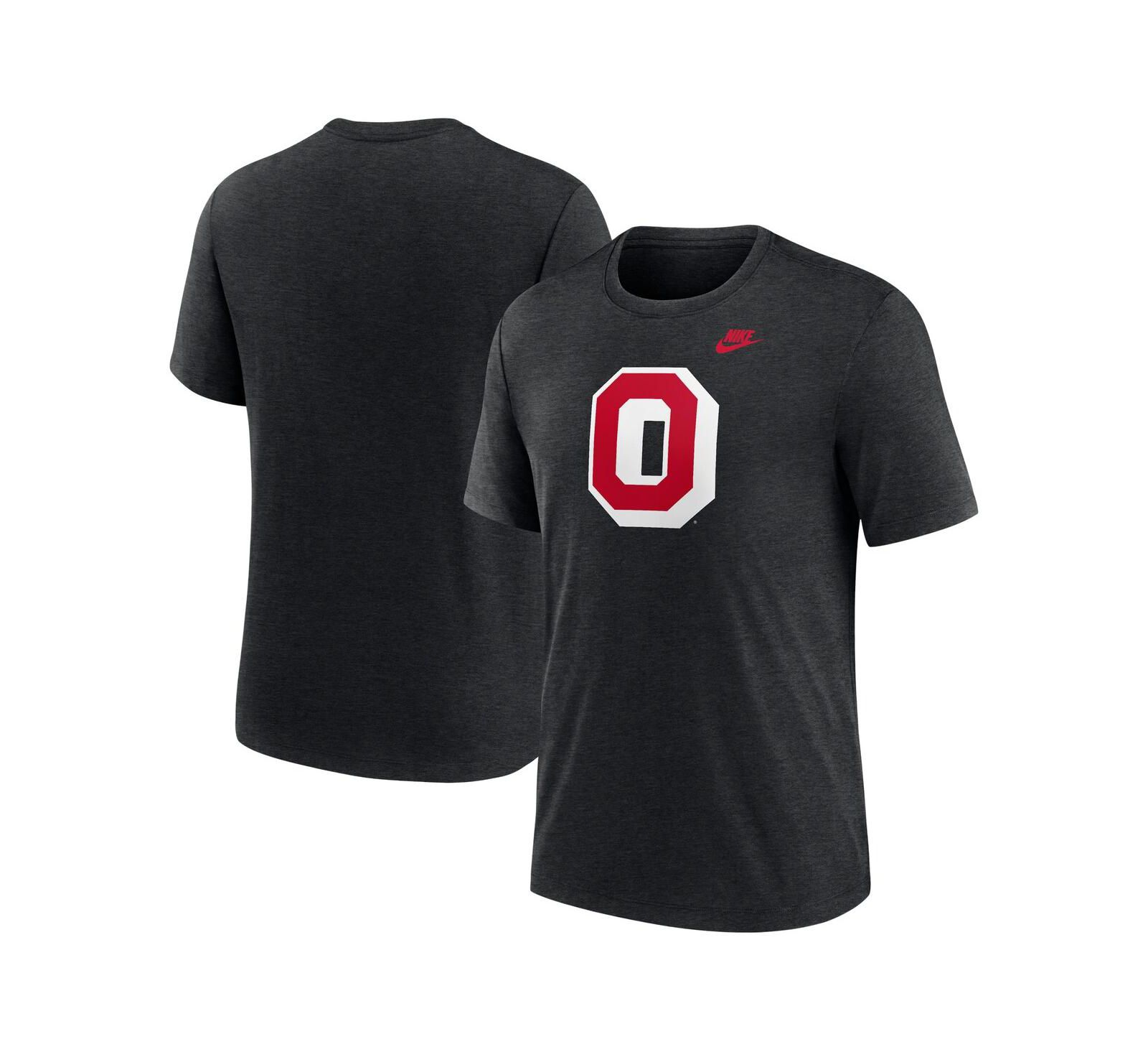 Мужская футболка Nike Men's Ohio State Buckeyes Blitz Evergreen Legacy Primary Tri-Blend