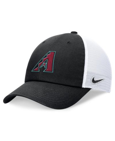 Мужская регулируемая кепка Nike Arizona Diamondbacks Evergreen Club Trucker, черная