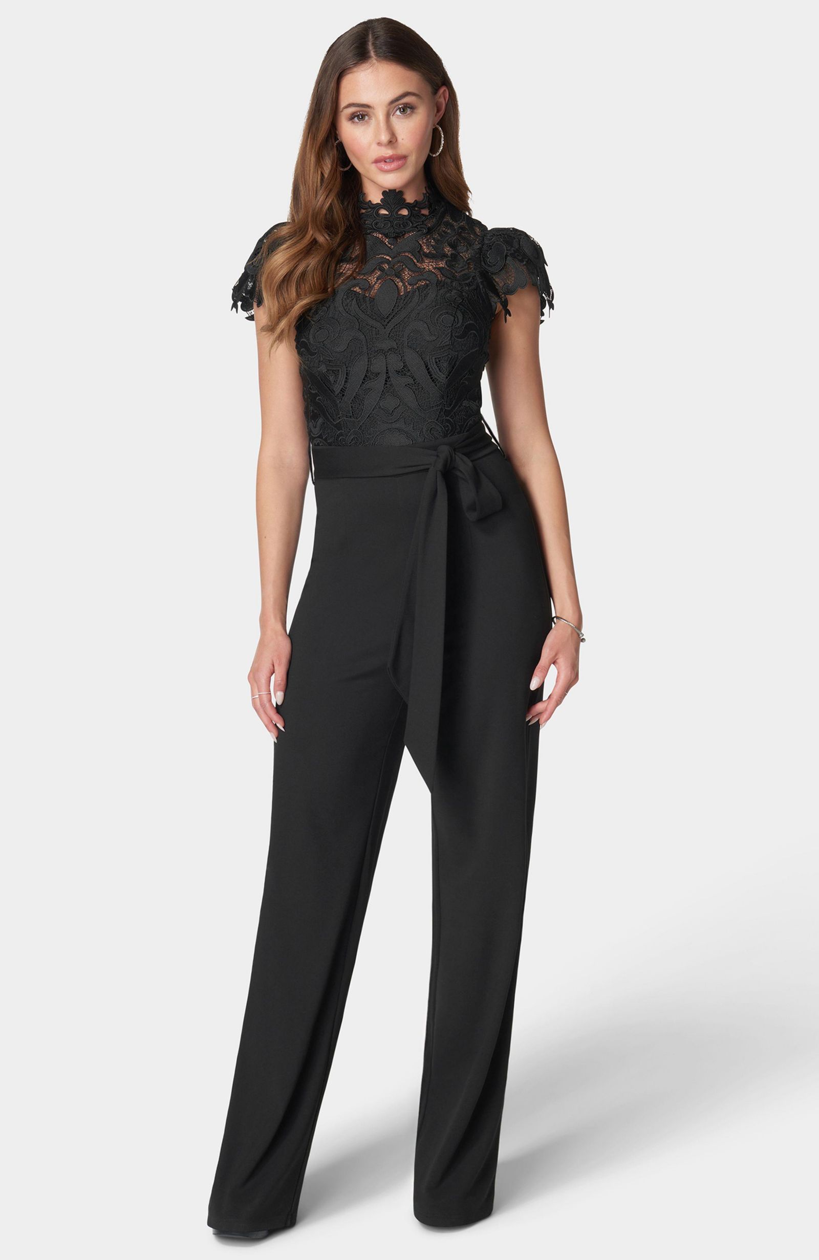 Женский комбинезон Bebe Lace High Neck