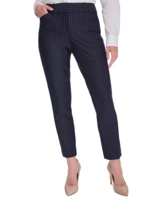 Tommy Hilfiger Женские брюки в полоску Mid-Rise