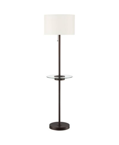 Напольный светильник 360 Lighting Caper Modern с подносом-столиком и USB/AC розеткой