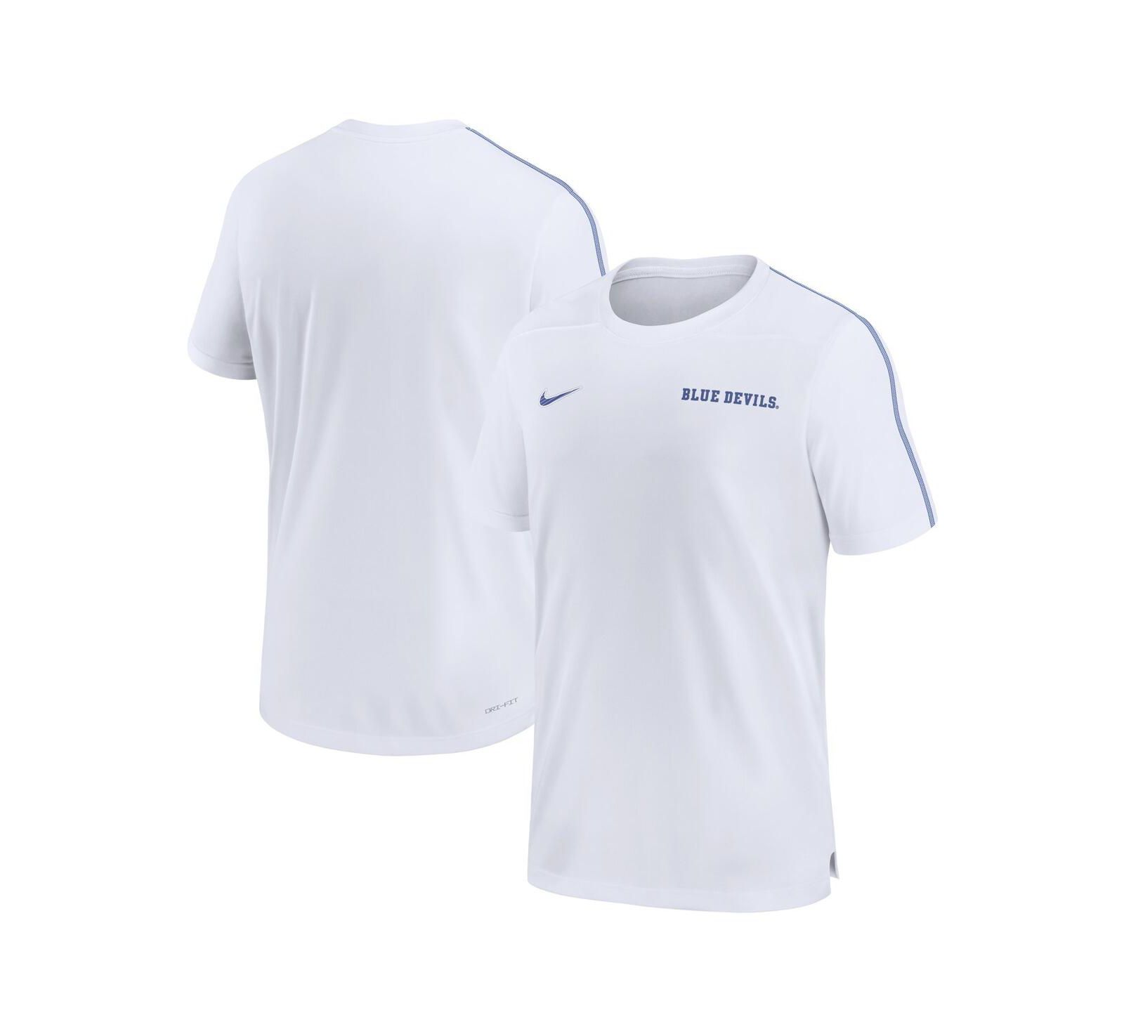 Мужская футболка Nike Duke Blue Devils 2024 Sideline Coach Performance